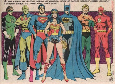 Les héros du Silver Age de DC